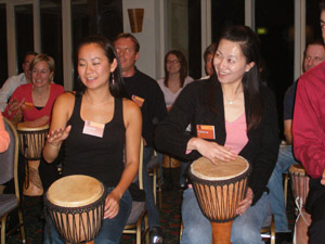 PriceWaterhouse Coopers Conference Interactive Corporate Drumming Blue Mountains