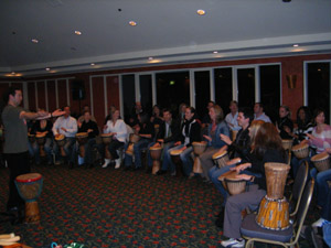 Perpetual Retail Sales Conference Interactive Corporate Drumming Event Peppers Blue Mountains