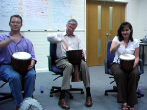 e trade  leadership conference australian growth coaching executive team corporate event interactive drumming  the retreat wiseman's ferry