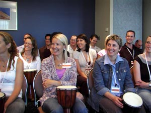 synovate national forum through the looking glass interactive drumming rydges hotel perth