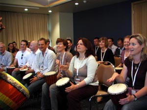synovate national forum through the looking glass interactive drumming rydges hotel perth